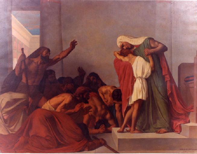Léon Pierre Urbain Bourgeois, « Joseph reconnu par ses frères » (1863)