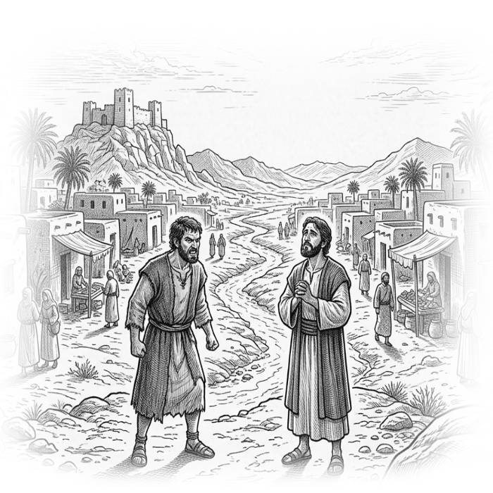 Illustration Bible Contexte — Matthieu 5